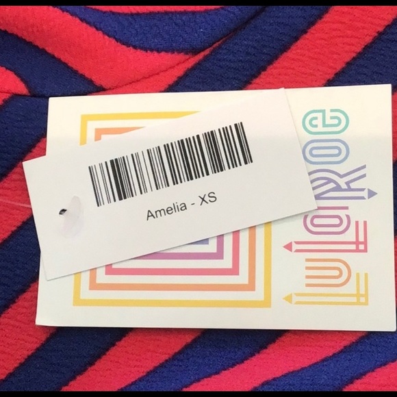 LulaRoe Amelia Dress Sz XS - Picture 5 of 7